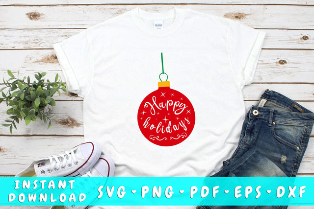 Happy Holidays SVG SVG HappyDesignStudio 