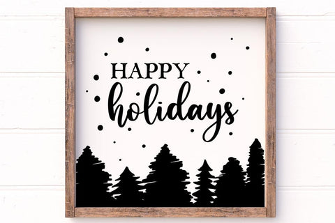 Happy Holidays SVG SVG So Fontsy Design Shop 