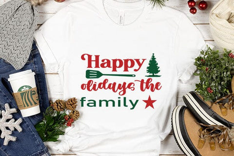Happy holidays the family SVG Angelina750 