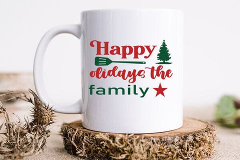 Happy holidays the family SVG Angelina750 
