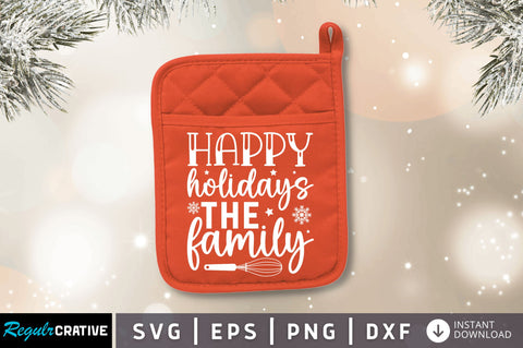 Happy holidays the family SVG SVG Regulrcrative 