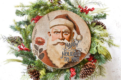 Happy Holidays To You Round Sublimation Sublimation Jagonath Roy 