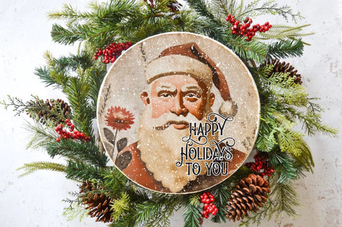 Happy Holidays To You Round Sublimation Sublimation Jagonath Roy 