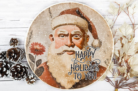Happy Holidays To You Round Sublimation Sublimation Jagonath Roy 