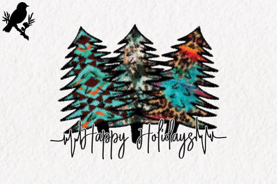Happy Holidays Trees Sublimation Sublimation Jagonath Roy 