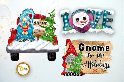 Happy Holidays & Winter Sublimation Designs Bundle Sublimation Dina.store4art 