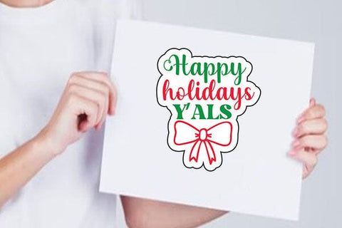 happy holidays yals SVG Angelina750 