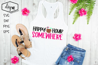 Happy Hour Somewhere SVG DIYxe Designs 
