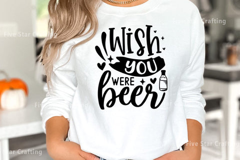 Happy hour SVG Design, Wish you were beer SVG FiveStarCrafting 