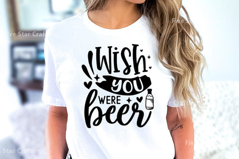 Happy hour SVG Design, Wish you were beer SVG FiveStarCrafting 