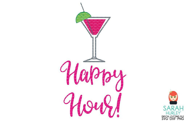 Happy Hour SVG Sarah Hurley 