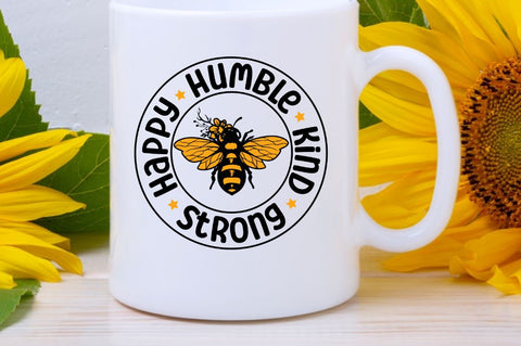 Happy humble kind strong SVG SVG DESIGNISTIC 