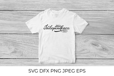Happy Independence Day calligraphy lettering SVG SVG LaBelezoka 