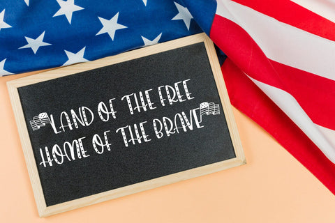 Happy Independence Day Font Freeling Design House 