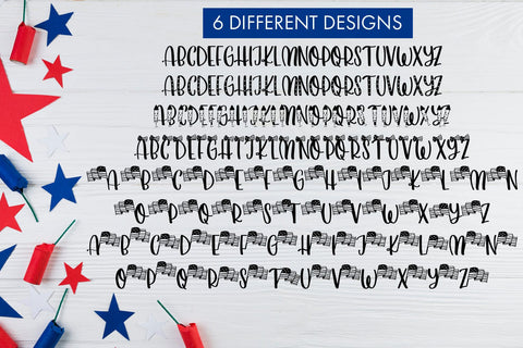 Happy Independence Day Font Freeling Design House 