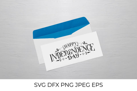Happy Independence Day hand lettering SVG SVG LaBelezoka 