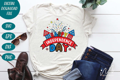 Happy independence day svg, Fourth of July Svg SVG Isabella Machell 