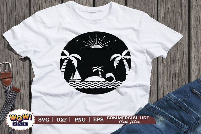 Happy island svg,Camping svg, RV svg, Png, Dxf SVG Wowsvgstudio 