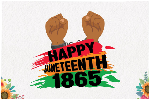 Happy Juneteenth 1865 Sublimation Sublimation Jagonath Roy 