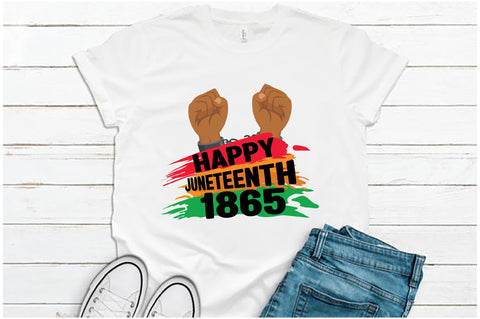 Happy Juneteenth 1865 Sublimation Sublimation Jagonath Roy 
