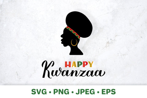 Happy Kwanzaa. African American Christmas. Kwanzaa SVG SVG LaBelezoka 