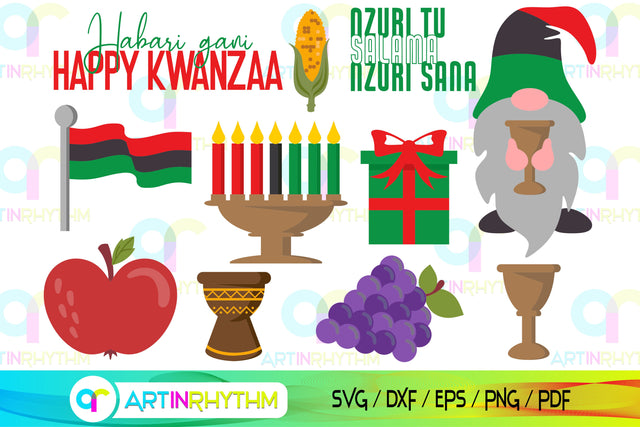 Happy Kwanzaa Day svg bundle SVG Artinrhythm shop 