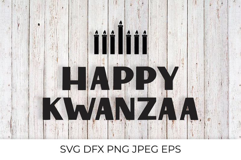 Happy Kwanzaa SVG. African American holiday. SVG LaBelezoka 