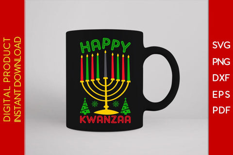 Happy Kwanzaa SVG PNG EPS Cut File SVG Creativedesigntee 