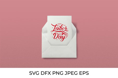 Happy Labor Day calligraphy SVG LaBelezoka 