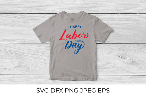 Happy Labor Day handwritten quote SVG LaBelezoka 