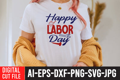 Happy Labor Day SVG Cut File SVG BlackCatsMedia 