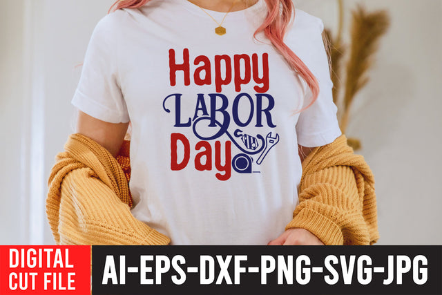 Happy Labor Day SVG Cut File SVG BlackCatsMedia 