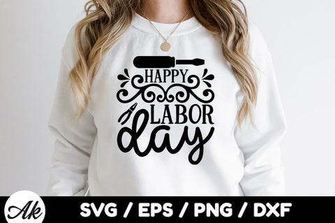 Happy labor day svg SVG akazaddesign 