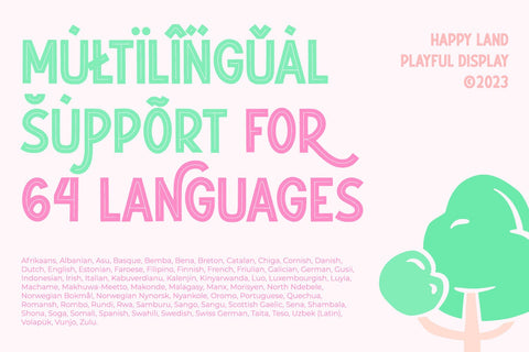 Happy Land Font yumnatype 