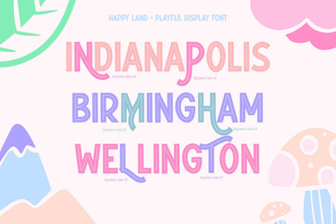 Happy Land Font yumnatype 