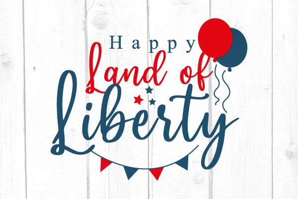 Happy Land Of Liberty Svg SVG cricutfilesmg 