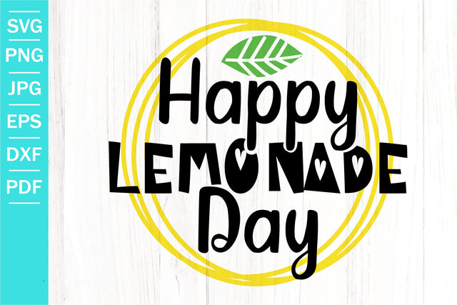 Happy Lemonade Day SVG | Lemon SVG | Summer SVG SVG SeventhHeavenStudios 