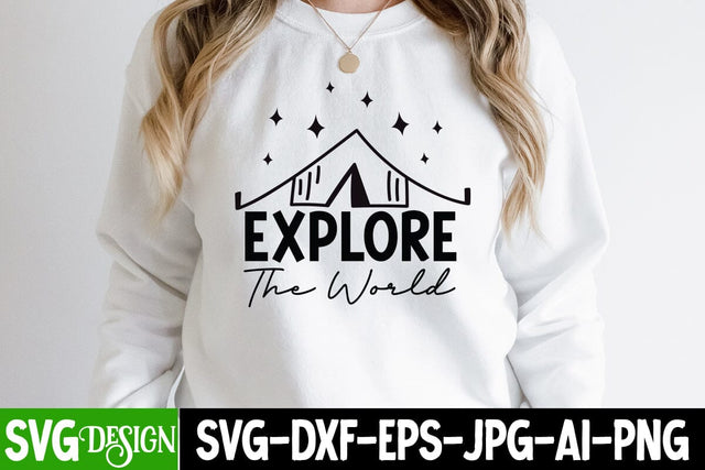 Happy Little Camper SVG Cut File, Happy Little Camper SVG Design SVG BlackCatsMedia 