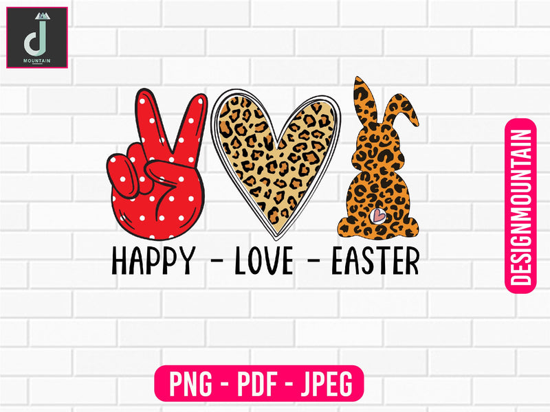 Happy Love Easter sublimation design Sublimation Alihossainbd 