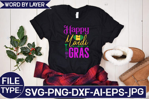 Happy Mardi Gras SVG Cut File SVG Studio Innate 
