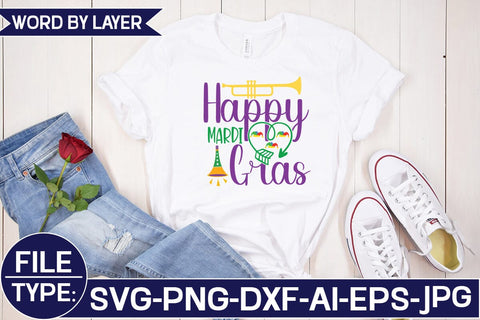 Happy Mardi Gras SVG Cut File SVG Studio Innate 
