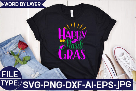 Happy Mardi Gras SVG Cut File SVG Studio Innate 