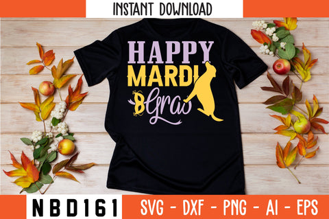 HAPPY MARDI GRAS Svg Design SVG Nbd161 