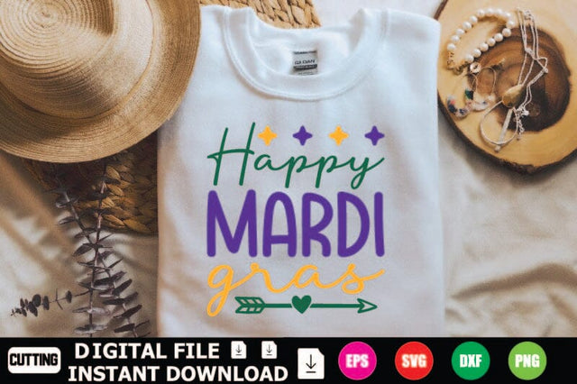 Happy Mardi Gras SVG Shahin alam 