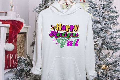 Happy Mardi Gras Y'all Sublimation SVGArt 