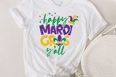 happy mardi gras yall svg, Happy mardi gras y'all svg, Fat Tuesday svg, Kids Mardi Gras Svg, Fat Tuesday Carnival Svg, Girl Mardi Gras svg SVG Fauz 