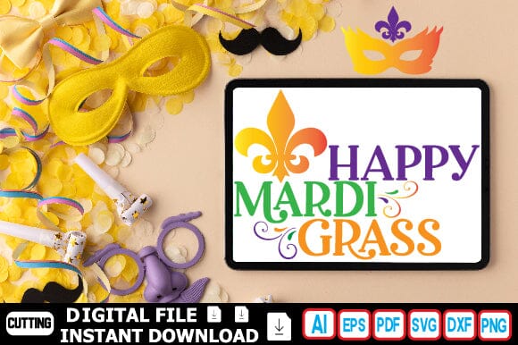 Happy Mardi Grass SVG Craftlabsvg24 
