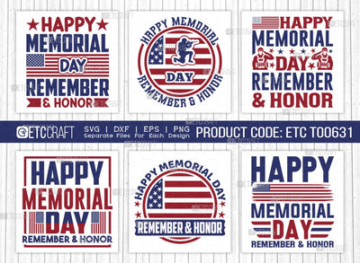 Happy Memorial Day Remember & Honor SVG Bundle, Happy Confederate Memorial Day Svg, Confederate Heroes Day Svg, Confederate Memorial Quote, ETC T00631 SVG ETC Craft 