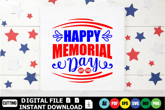 Happy Memorial Day SVG Shahin alam 