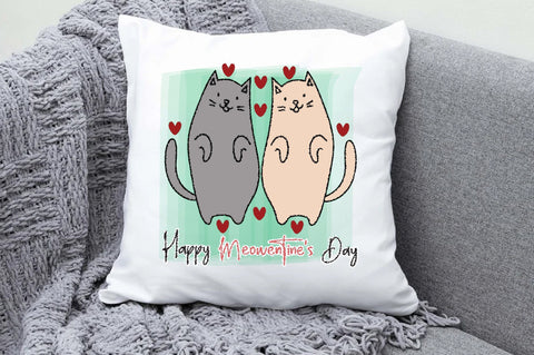 Happy Meowentine's Day Sublimation Sublimation Jagonath Roy 